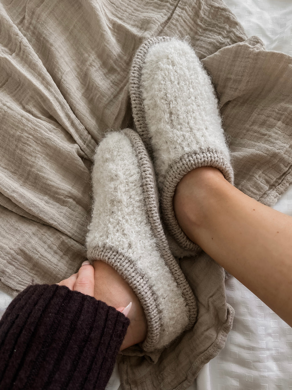 Teddy Slippers Dansk