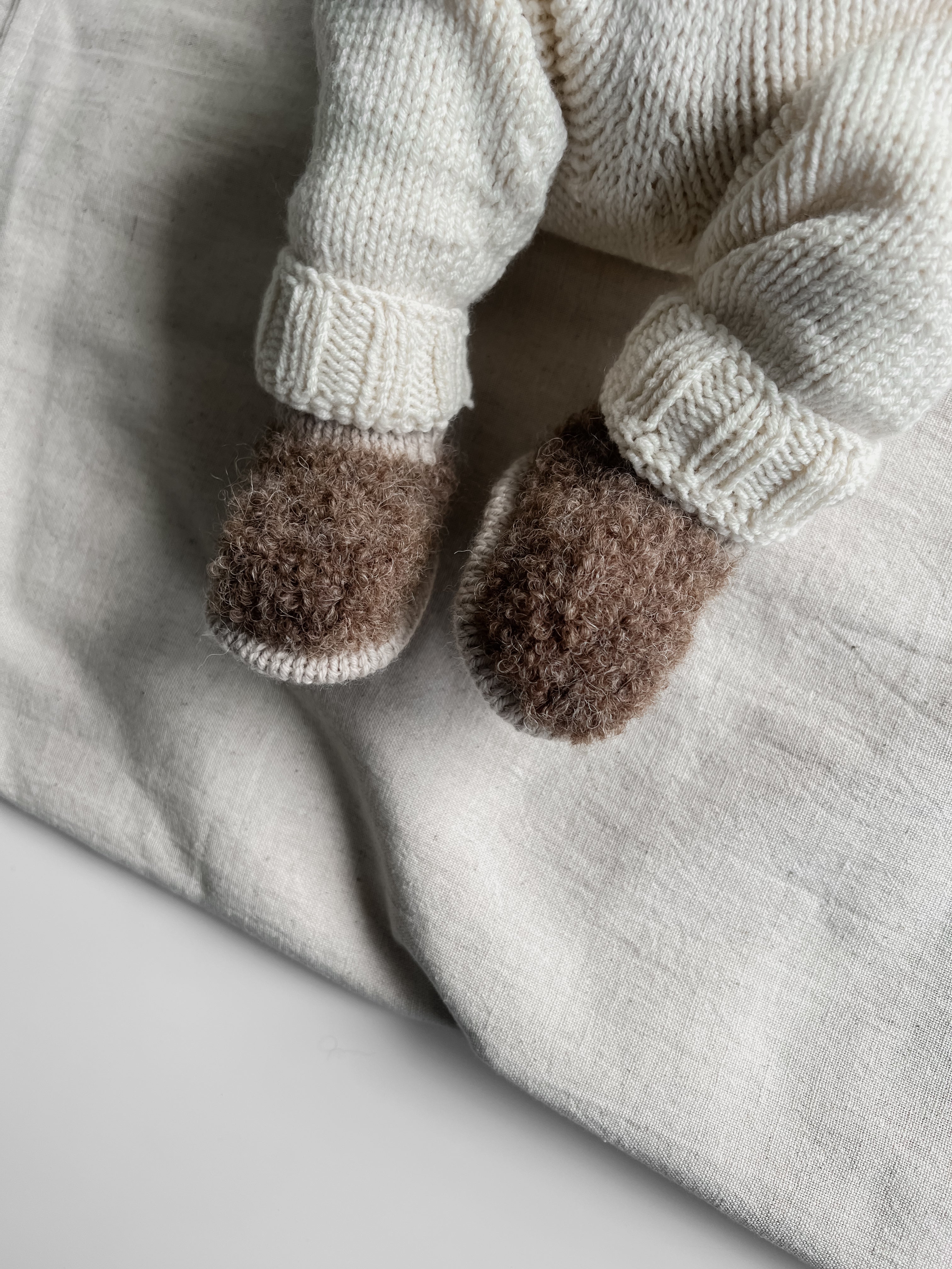 Mini Teddy Slippers Dansk