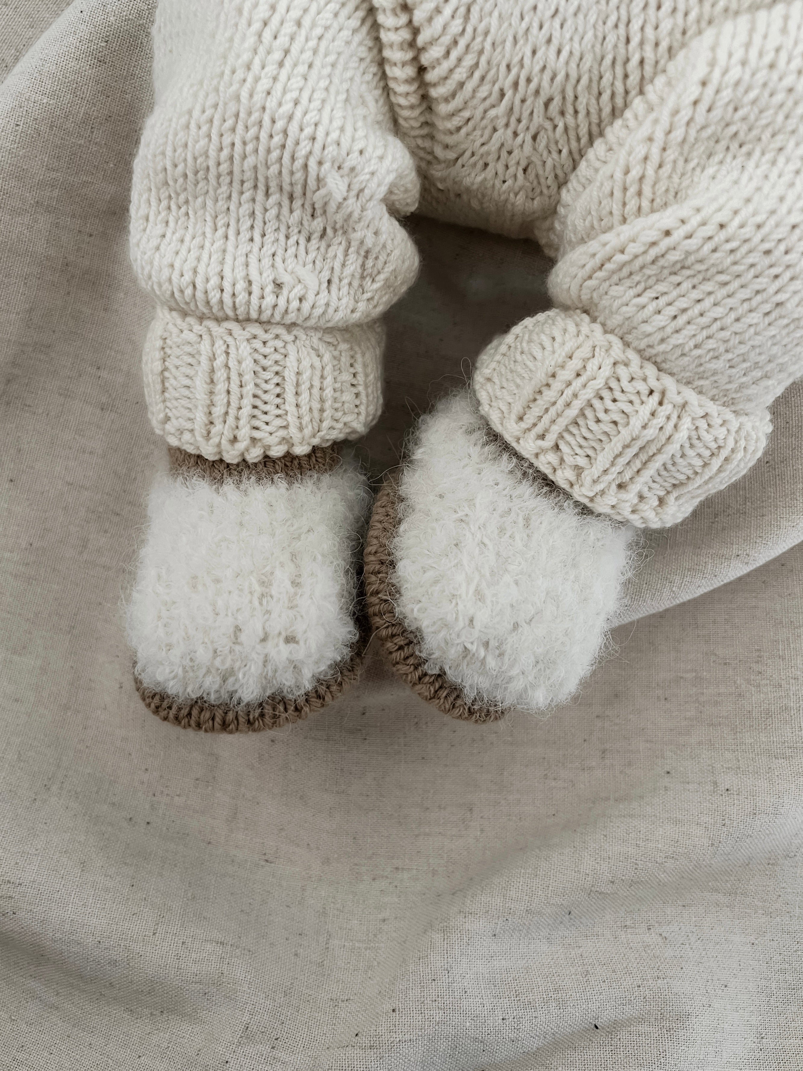 Mini Teddy Slippers Dansk